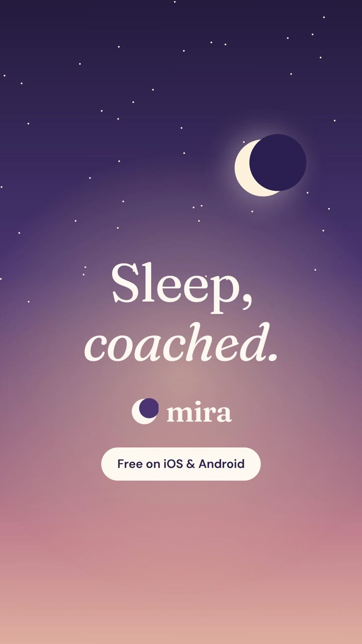 CTA: “Sleep, coached.”