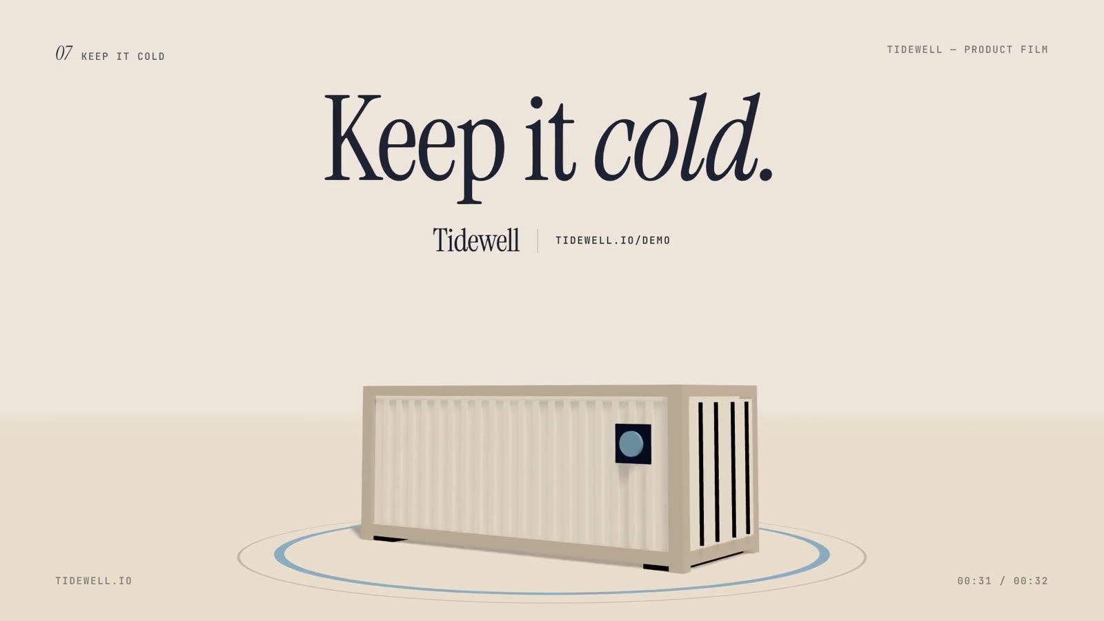 CTA: “Keep it cold.”